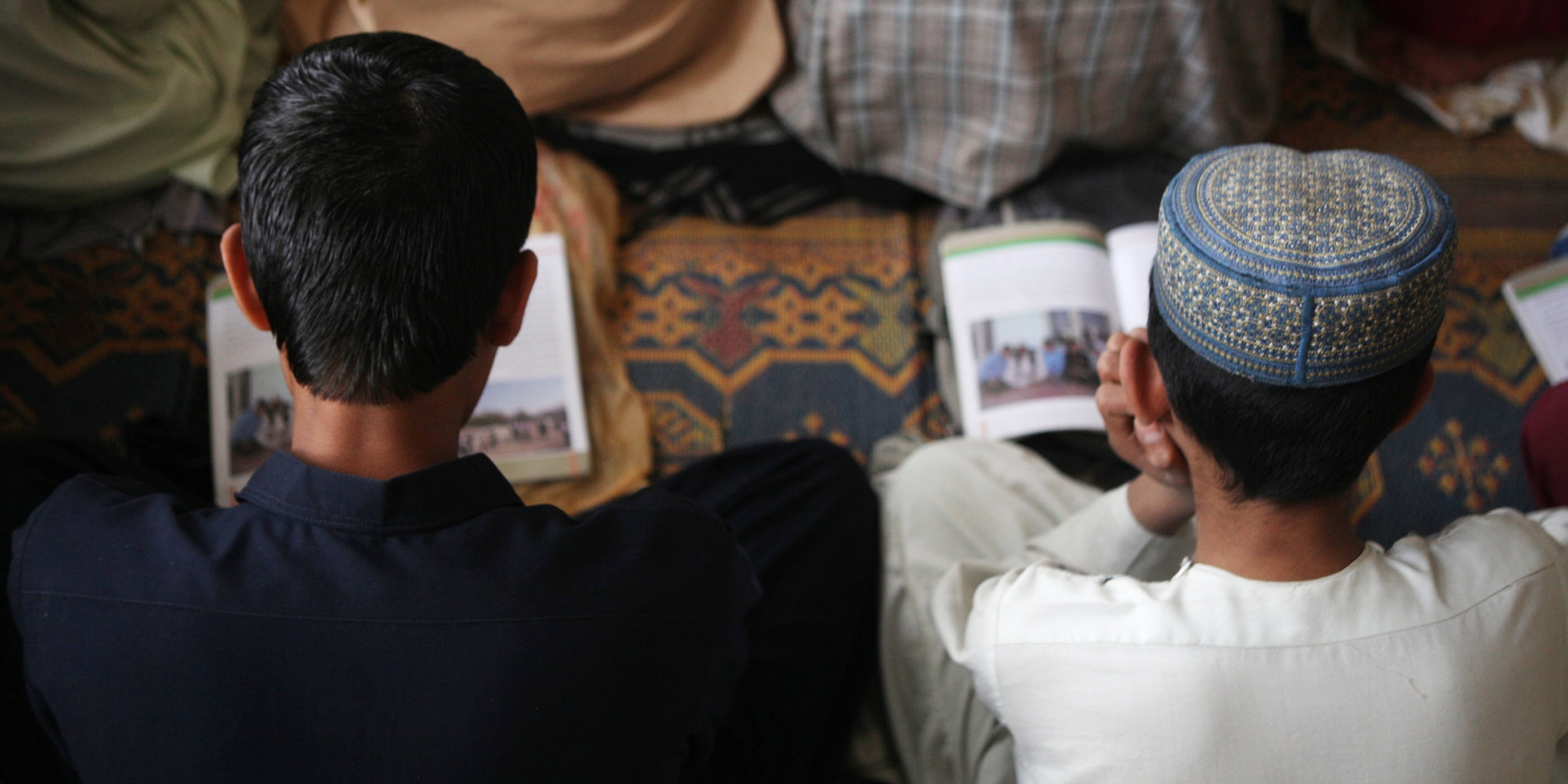 Students at Fazel Kandahari School in Kandahar, Afghanistan.  Afghanistan. March 2014. Credit: GPE/Jawad Jalali